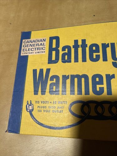 New in package vintage canadian ge battery heater winter warmer