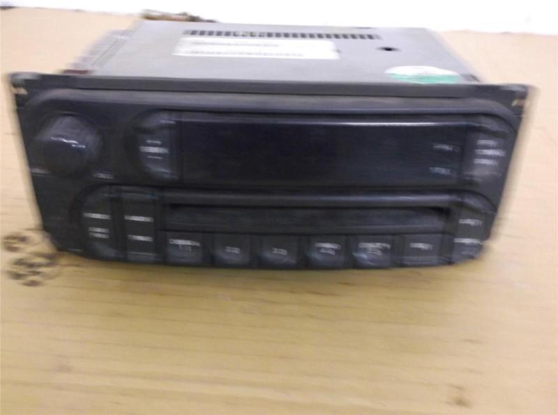 03 04 05 06 jeep wrangler tj 02-07 liberty factory single cd player radio stereo