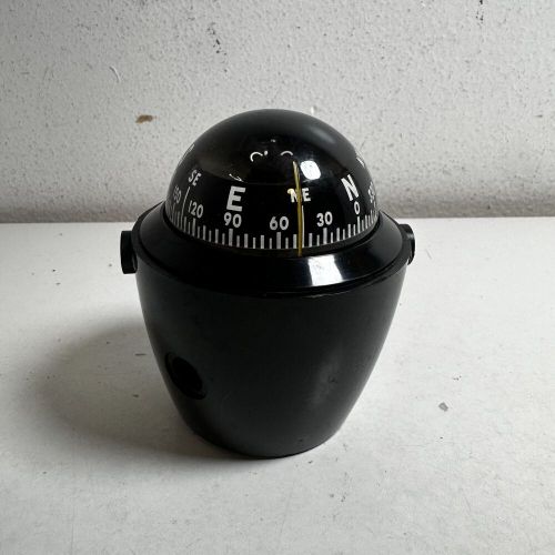 Vintage omc black nautical navigation marine ship yacht boat compass