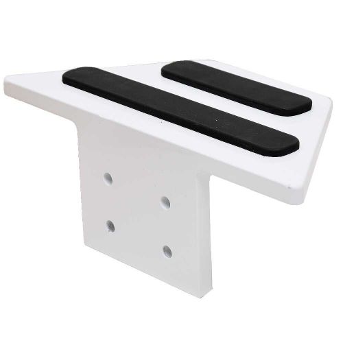 Fountain boat deck support step | 12 x 4 1/2 x 5 1/2 inch white