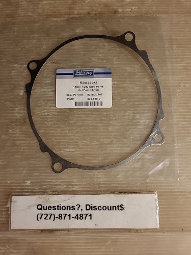 Wsm kawasaki 1100 / 1200 ultra 130 / 150 jet pump shim 003-510-01, 92180-3705