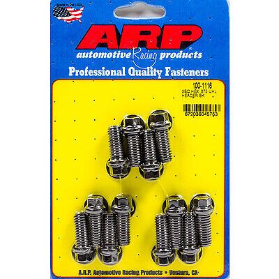 Arp 100-1116 - header bolt kit - 6pt. 3/8 x .875 uhl (12)