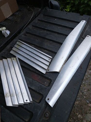 1988 bayliner bass trophy rear aluminum  trim pieces set