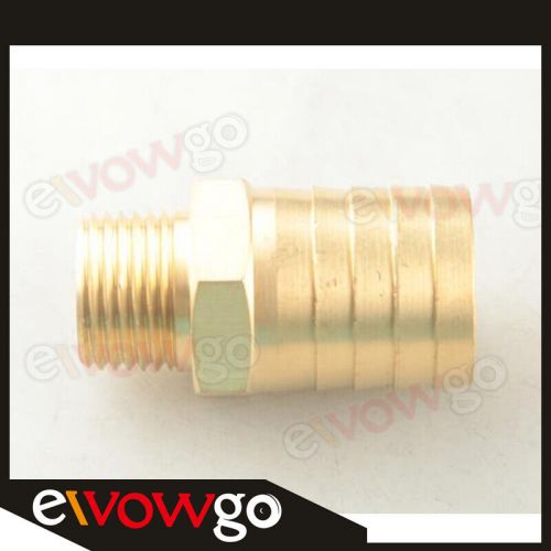 3/4&#034; inch male brass hose barbs to 1/2&#034; npt pipe male thread fitting adapter