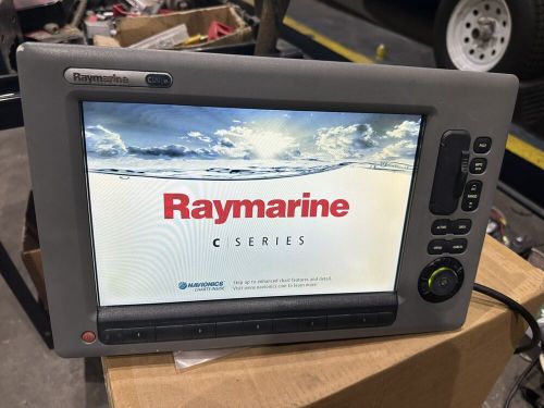 Raymarine c120w 12&#034; mfd fishfinder radar gps chartplotter display c120w for part