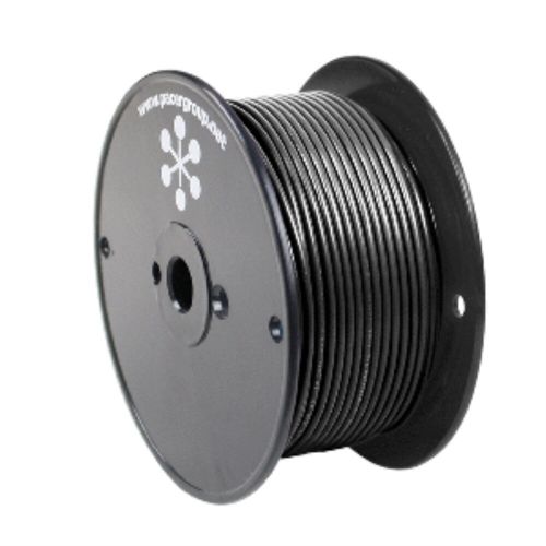 Pacer group wul8bk-250 pacer black 8 awg primary wire - 250&#039; (wul8bk250)