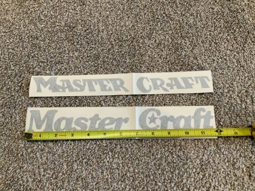 Mastercraft boats - vintage font decals!  12” long - black in color