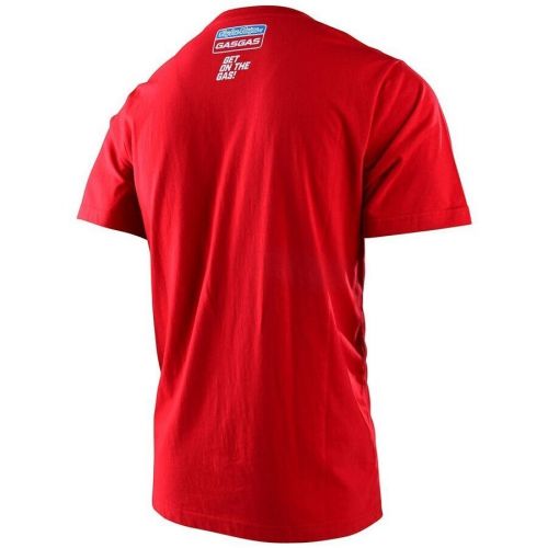 Troy lee designs gasgas team stock t-shirt - red, large