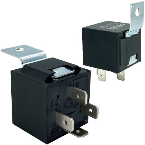 Irhapsody 4-pin 40/30amp 12v relay kit, spst 12-volt 2-pack automotive 2 pack