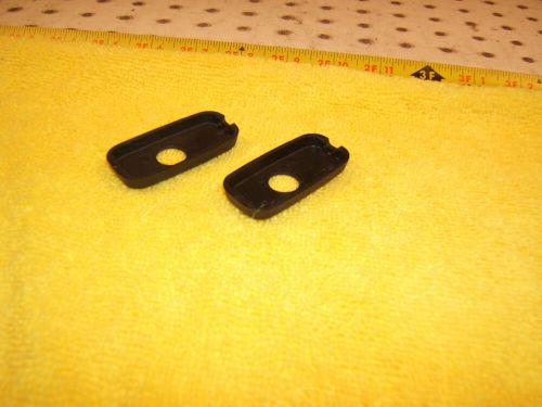 Mercedes w140 c140 front sun visors mounting screws black plastic oem 2 covers