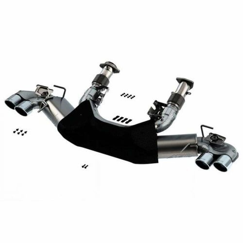 Borla 2020 chevrolet corvette c8 6.2l atak 3in exhaust system dual round a/c tip