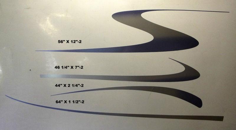 8 new boat rv marine car trailer graphic motorhome decal kit