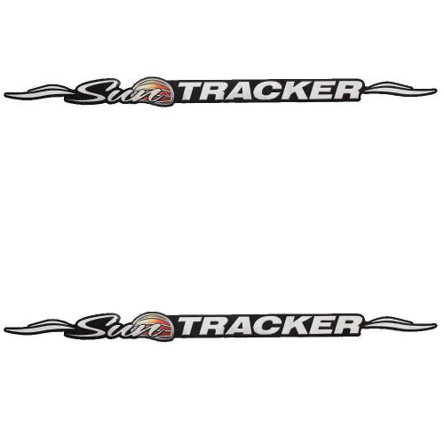 Sun tracker pontoon boat decals 336359 | sunset logo stickers (pair)