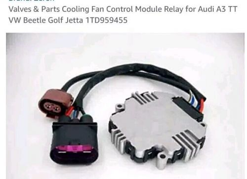 Valves and parts cooling fan and control module relay for audi 3