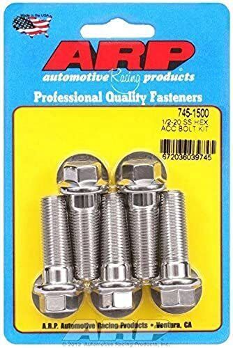 Auto racing products     arp 745 1500 1 2 20  x 1 500 uhl 6 point stainless