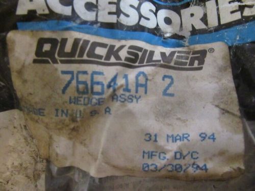 P41c genuine mercury quicksilver 76641a 2 wedge kit oem new factory boat parts