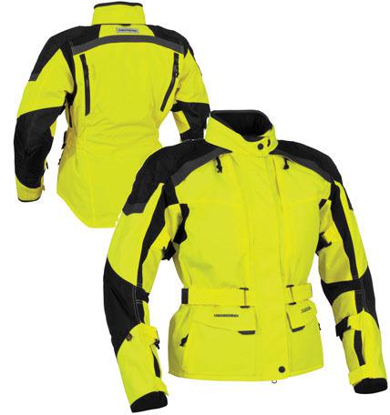 Firstgear womens kilimanjaro textile jacket dayglo s/small ftj.1206.03.w001