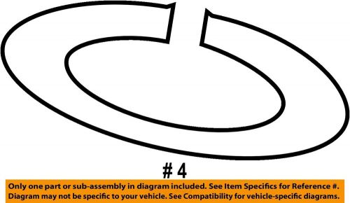 Gm oem 07-17 acadia limited transaxle parts-dipstick seal 24238738