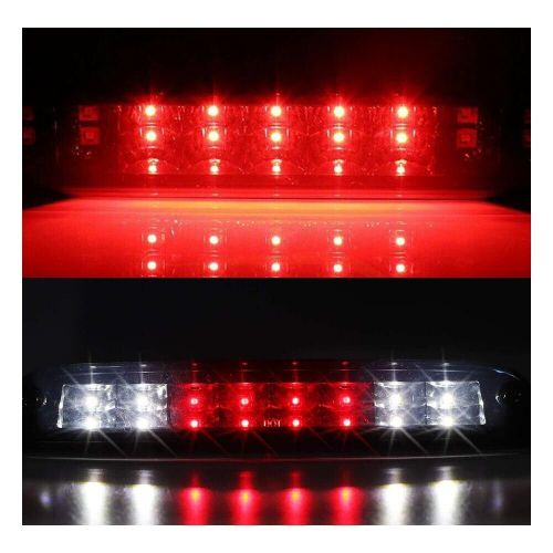 Led 3rd brake third smoked light for black 99-16 ford f250 super f350 duty carg