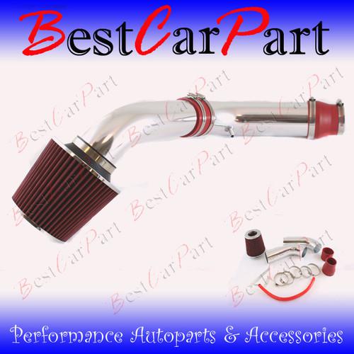 Bcp red 02-08 dodge ram 1500 pickup 3.7 v6 cold air intake induction kit +filter