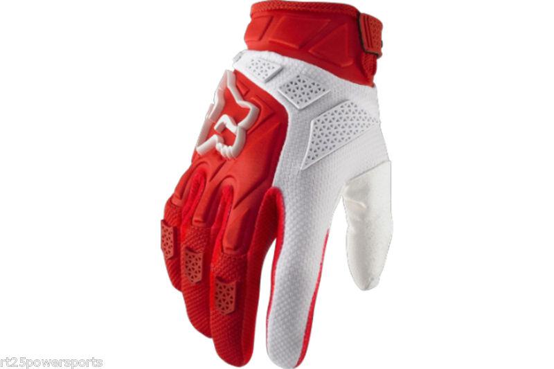 Fox racing mens 360 flight motocross mx atv mtb bmx  gloves red white xl (11) 