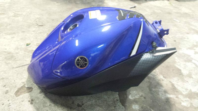 06 07 yamaha r6 blue gas tank fuel cell petrol reservoir oem 2006 2007