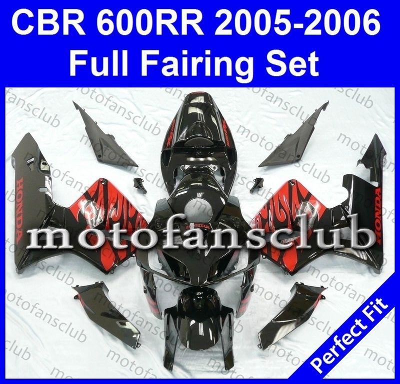 Fit honda cbr600rr 05 06 cbr 600 rr 2005 2006 fairing kit bodywork #55 b