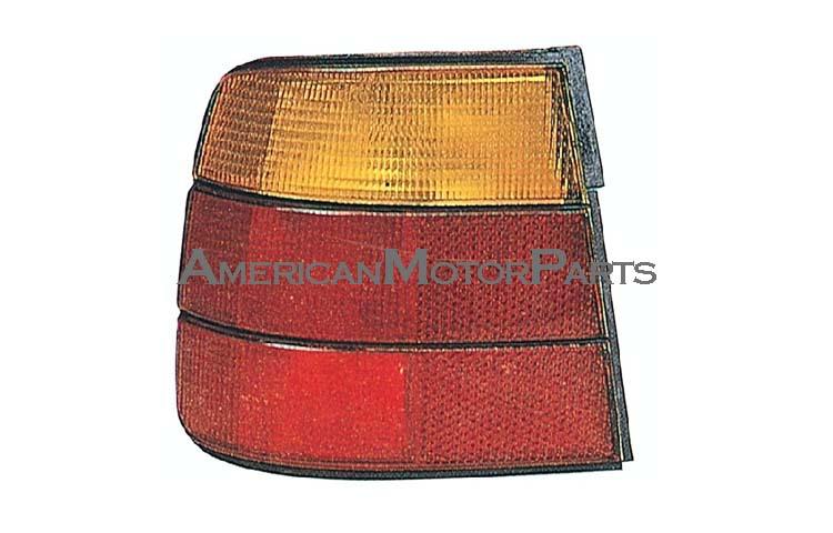 Left driver side replacement red/amber outer tail light 89-95 bmw 5-series 4dr