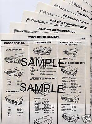 1967 1968 1969 1970 1971 1972 ford truck f100 150 250 350 parts crash sheets +