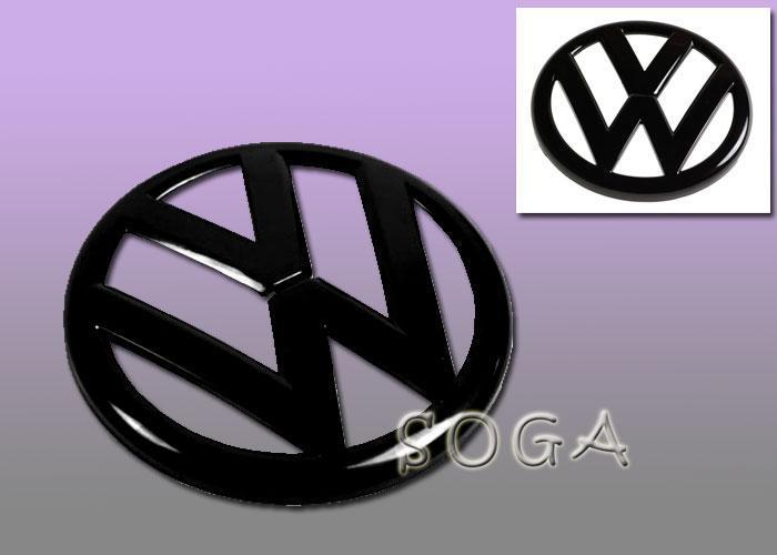 Black mk6 09-2012 golf gti r vw rear trunk emblem badge us seller 2009 2010 2011