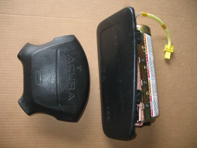 1995 acura integra left driver right passenger side airbag srs set black 94 95