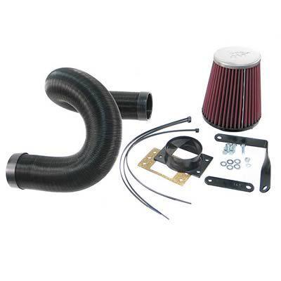 K&n 57-0047 air intake black tube red filter mazda miata 1.6l kit