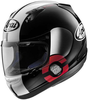 New arai rx-q full-face adult helmet, dna black, large/lg