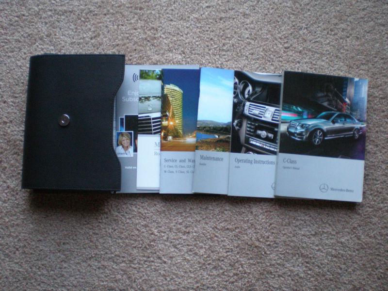 Oem benz 2013 13 mb c class c250 c300 c350 c63 owner's operator's manual books