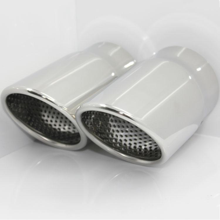 A pair chrome exhaust muffler tip pipe tips  for mazda cx-5 cx5 2012 2013