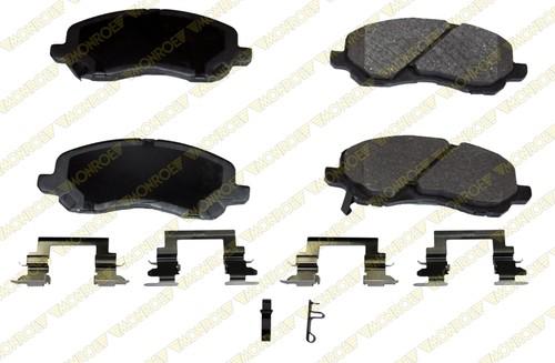 Monroe fx866 brake pad or shoe, front-monroe prosolution semi-metallic brake pad