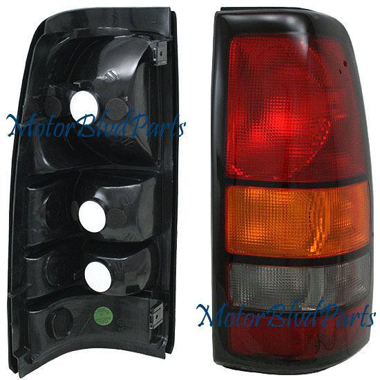 04-07 sierra rear lamp tail light passenger right side