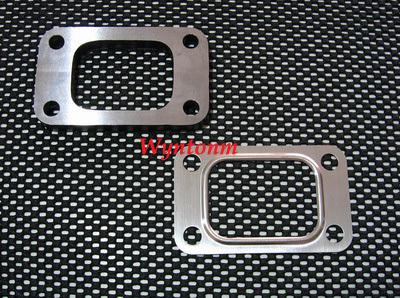 Gt30 gt35r gtx30 gt3582r t3 turbo manifold inlet flange mild steel + gasket