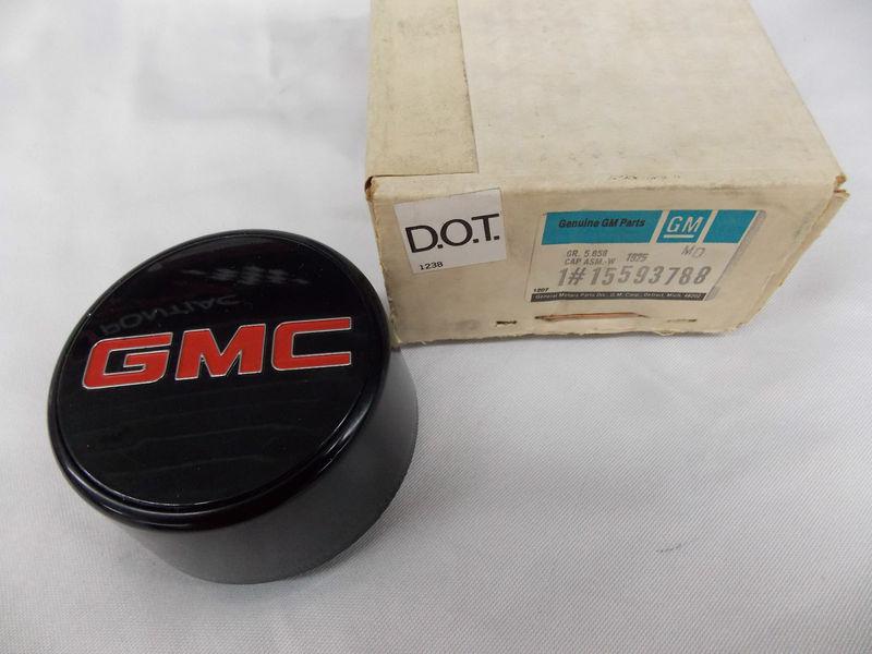 1986 87 88 89 90 91 1992 gmc safari wire mesa wheel center cap 15" 15593788 nr!!