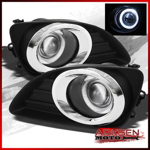 2010-2011 toyota camry halo projector driving bumper fog lights+switch pair set