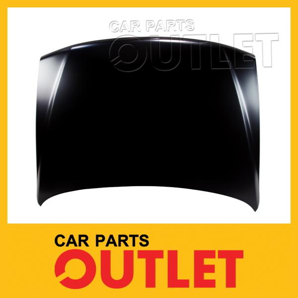 1997 1998 1999 mitsubishi montero sport metal matte black hood w/o spray holes