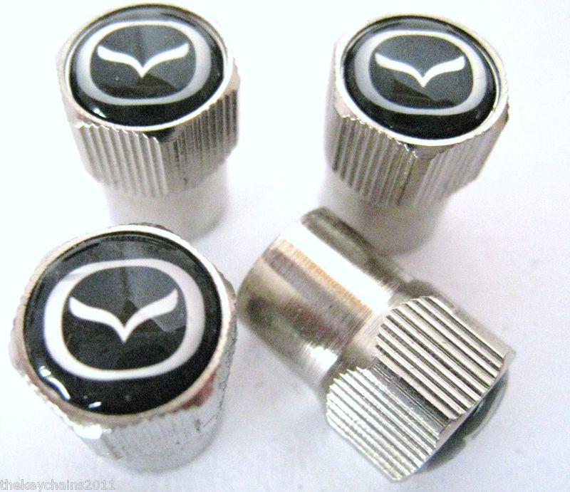 Mazda valve caps tires rims wheels mazda3 mazda5 mazda6 3 5 6 cx-7 cx-5 cx-9 cx9