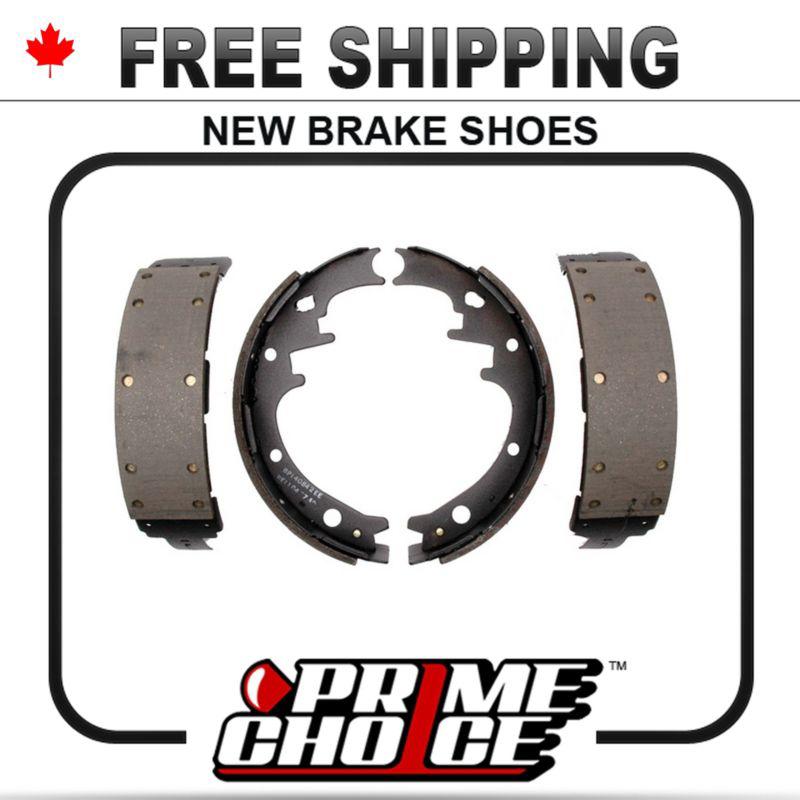 Prime choice new premium brake shoe set 4 shoes rear pair