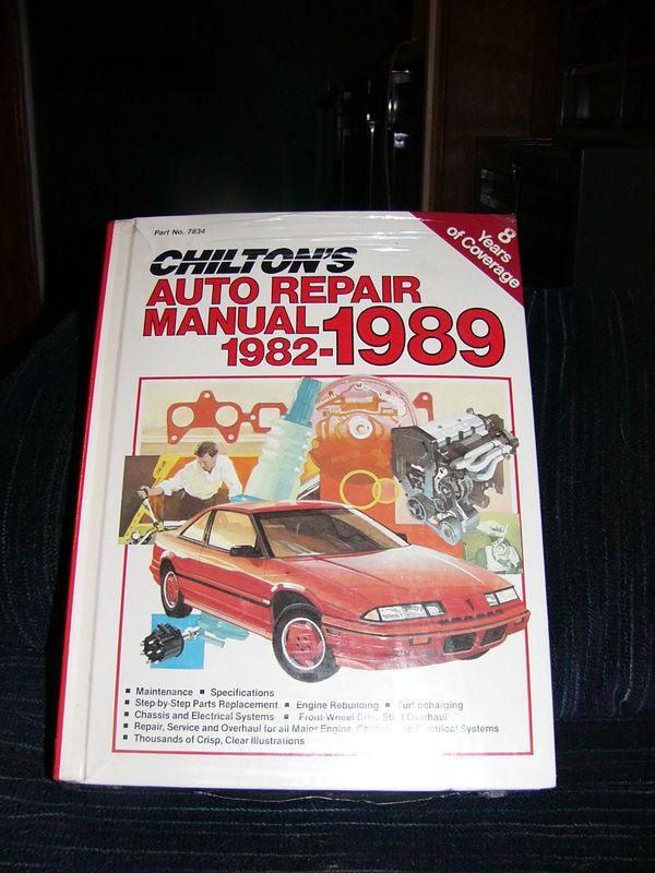 Automotive repair manuel 1982-1989