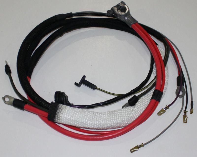 New mopar 1968-69 b-body 426 hemi automatic positive battery cable 3 prong