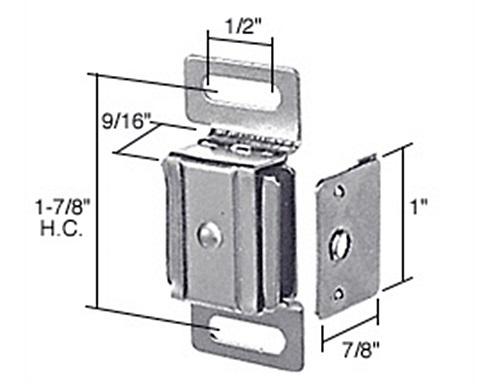 Rv and camper cabinet door magnetic catch