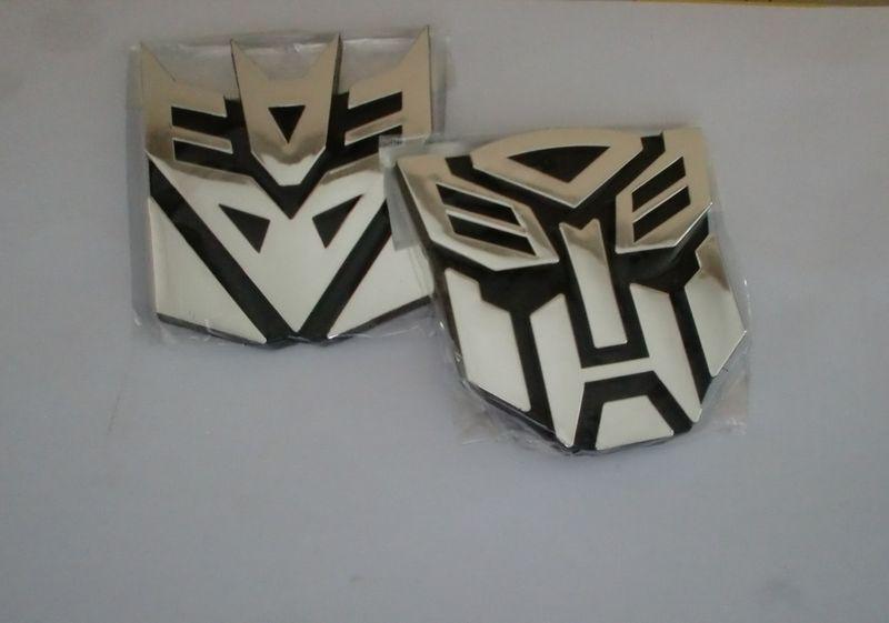 Autobot&decepticon 3d transformers emblem decal car logo sticker badge diy mark