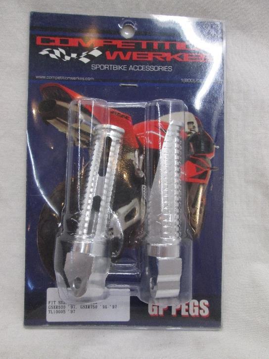 Competition werkes gp passenger footpegs suzuki