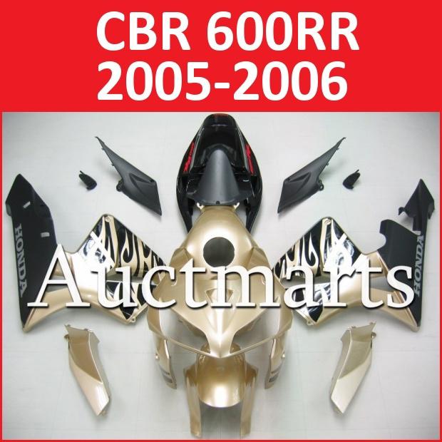 Fit honda 05 06 cbr600rr cbr 600 rr 2005 2006 fairing kit abs plastics b43 a11