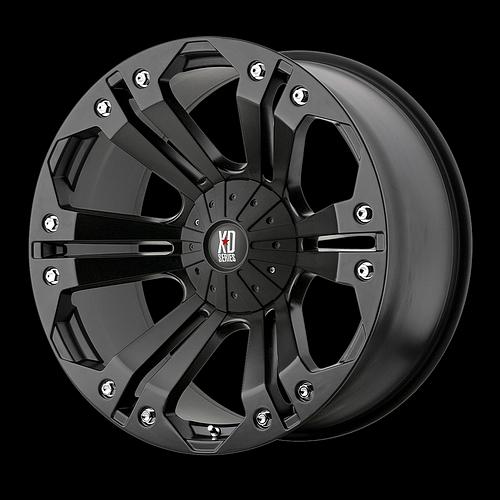 20" wheels rims xd monster matte black with 295-65-20 nitto trail grappler mt 